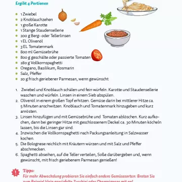 Rezept Linsenbolognese