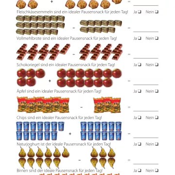 Arbeitsblatt Schlaues Köpfchen Rechenspiel Projekt Schmatzi