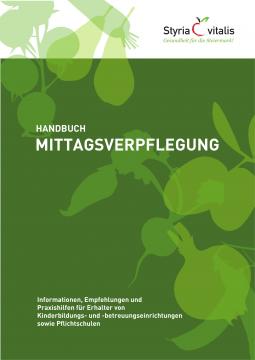 Deckblatt Handbuch Mittagsverpflegung Styria vitalis