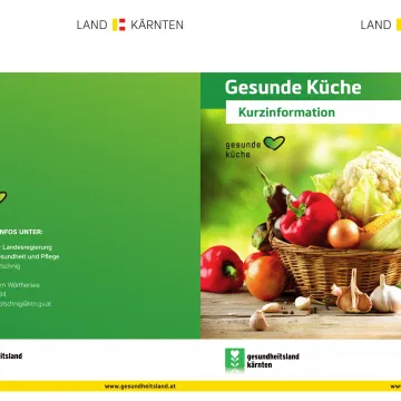 Deckblatt Folder Gesunde Küche