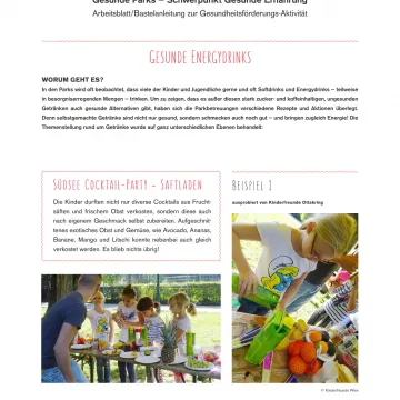 Seitenansicht Energydrinks