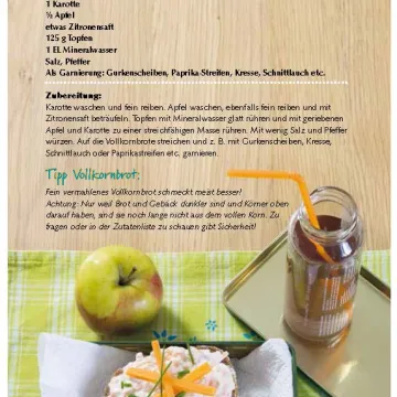 Ansicht Karotten-Apfel-Aufstrich