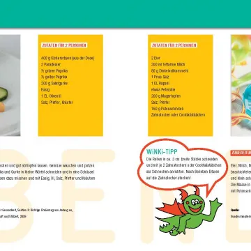 Ansicht Abendessen Rezepte