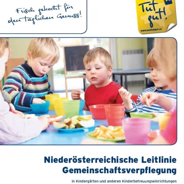 Voransichtbild NÖ Leitlinien Gemeinschaftsverpflegung