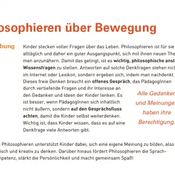 Voransicht Impulsfragen zum Einstieg in die einzelnen Themenbereiche