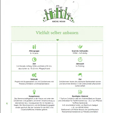 Voransicht Vielfalt selber anbauen