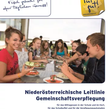 Voransicht Leitlinie Gemeinschafts­verpflegung Mittagessen (NÖ)