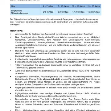 Getränketipp für Kinder ÖGK Voransicht