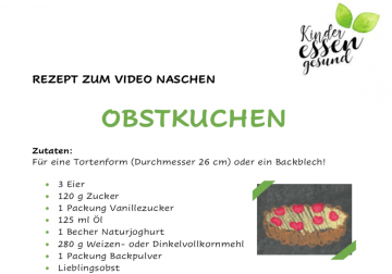 Voransicht Obstkuchen Rezept