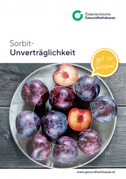 Deckblatt Sorbit-Unverträglichkeit ÖGK