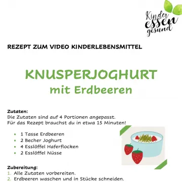 Voransicht Knusperjoghurt mit Erdbeeren
