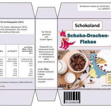Verpackungsbeispiel Kinder-Cerealien