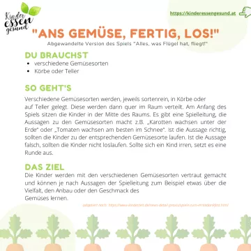 Ans Gemüse, fertig, los! Voransicht