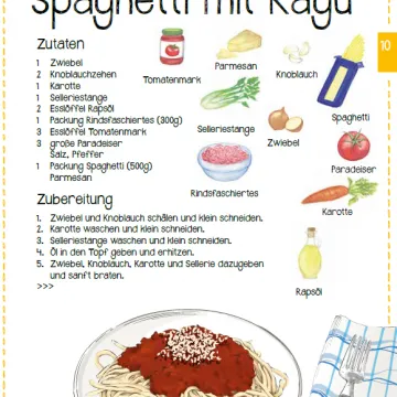 Sommerrezept Spaghetti mit Ragú