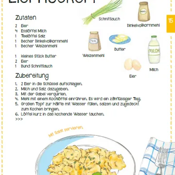 Sommerrezept Eiernockerl