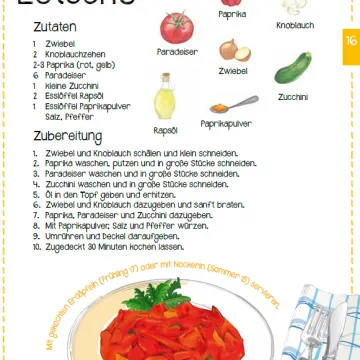 Sommerrezept Letscho
