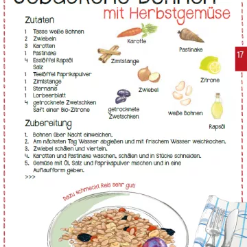 Vorschaubild Rezept Gebackene Bohnen mit Herbstgemüse