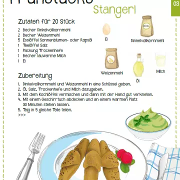 Frühlingsrezept Frühstücksstangerl