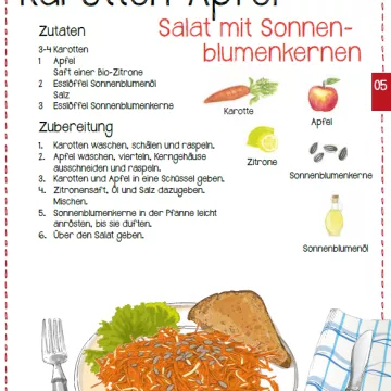 Vorschaubild Herbstrezept Karotten-Apfel-Salat