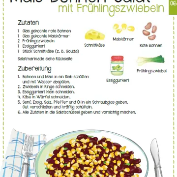 Frühlingsrezept Mais-Bohnen-Salat