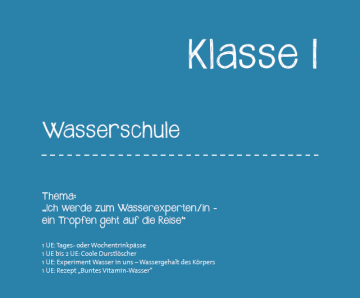 Deckblatt Wasserschule 1. Klasse / © aks Gesundheit