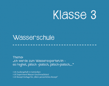 Deckblatt Wasserschule 3. Klasse / © aks Gesundheit