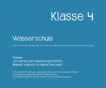Deckblatt Wasserschule 4. Klasse / © aks Gesundheit