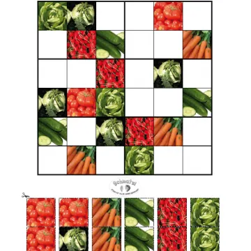 Vorschaubild Radieschen-Sudoku schwierig