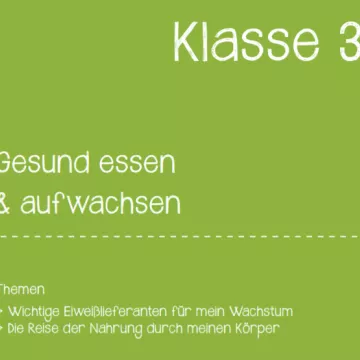 Deckblatt Gesund aufwachsen 3. Klasse / © aks Gesundheit
