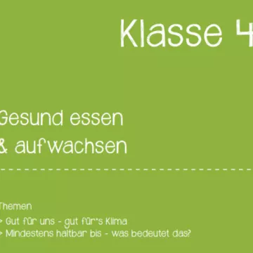 Deckblatt Gesund aufwachsen 4. Klasse / © aks Gesundheit