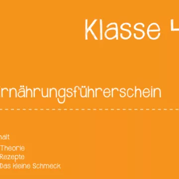 Deckblatt Ernährungsführerschein 4. Klasse / © aks Gesundheit