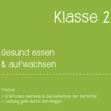 Deckblatt Gesund aufwachsen 2. Klasse / © aks Gesundheit