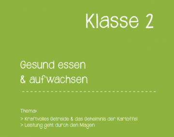 Deckblatt Gesund aufwachsen 2. Klasse / © aks Gesundheit