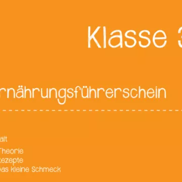 Deckblatt Ernährungsführerschein 3. Klasse / © aks Gesundheit