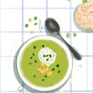 Vorschaubild Grüne Spalterbsensuppe © Carina Lindmaier