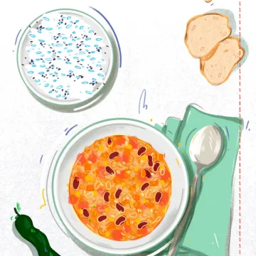 Vorschaubild Chili sin Carne mit Soja-Geschnetzeltem © Carina Lindmaier