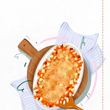 Vorschaubild Gratinierter Räuchertofu-Bohnen-Auflauf © Carina Lindmaier