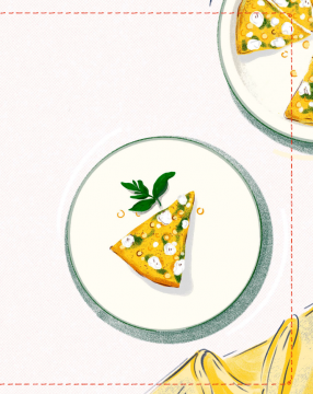 Vorschaubild Kräuter-Kichererbsen-Frittata mit Feta © Carina Lindmaier