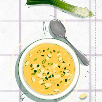 Vorschaubild weiße Bohnensuppe mit Lauch © Carina Lindmaier