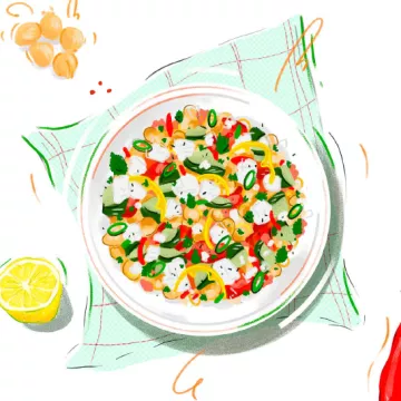 Vorschaubild Rezeptbroschüre Bohnen, Linsen, Erbsen - vielfältig, gesund und klimafreundlich