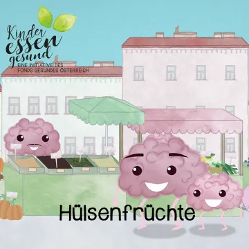 Gehirnchen beim Einkaufen am Markt