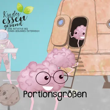 Brainy mit Raumschiff © GÖG/FGÖ