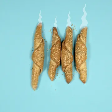 Frühsstücksstangerl dampfen