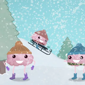 Brainy im Winter