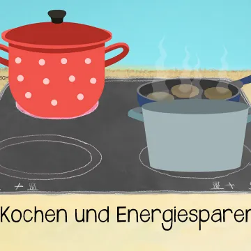 Zwei Töpfe und eine Pfanne auf Herdplatte / © GÖG